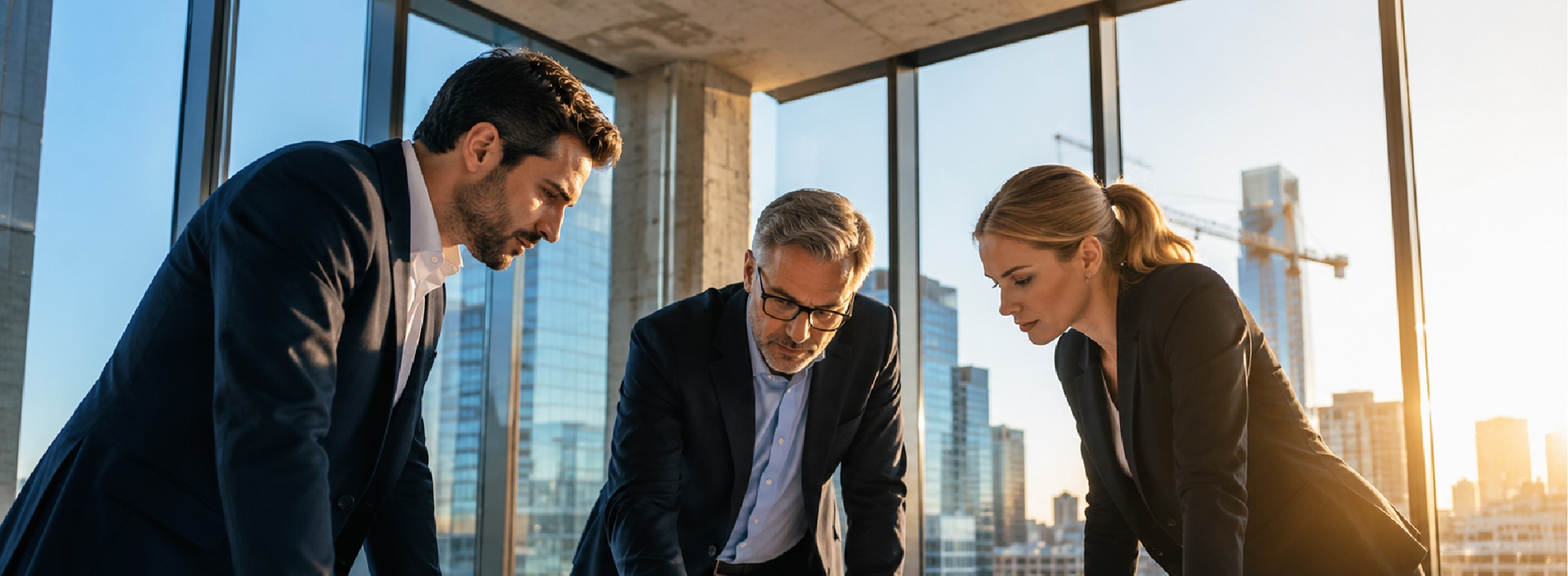 Advisors reviewing an M&A transaction